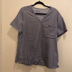Figs Graphite Catarina One-Pocket Scrub Top